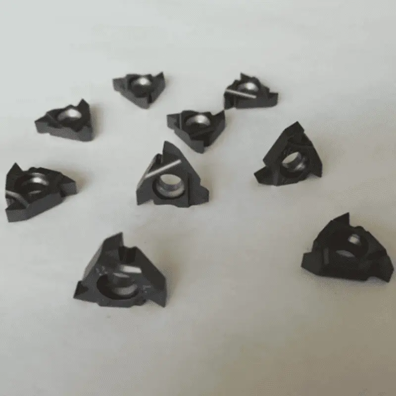Fixed Competitive Price Square End Mills - Cemented Carbide Threading Inserts PVD Coating 16erag60/16nrag60 Use for Tapping Tools – CEMENTED CARBIDE detail pictures