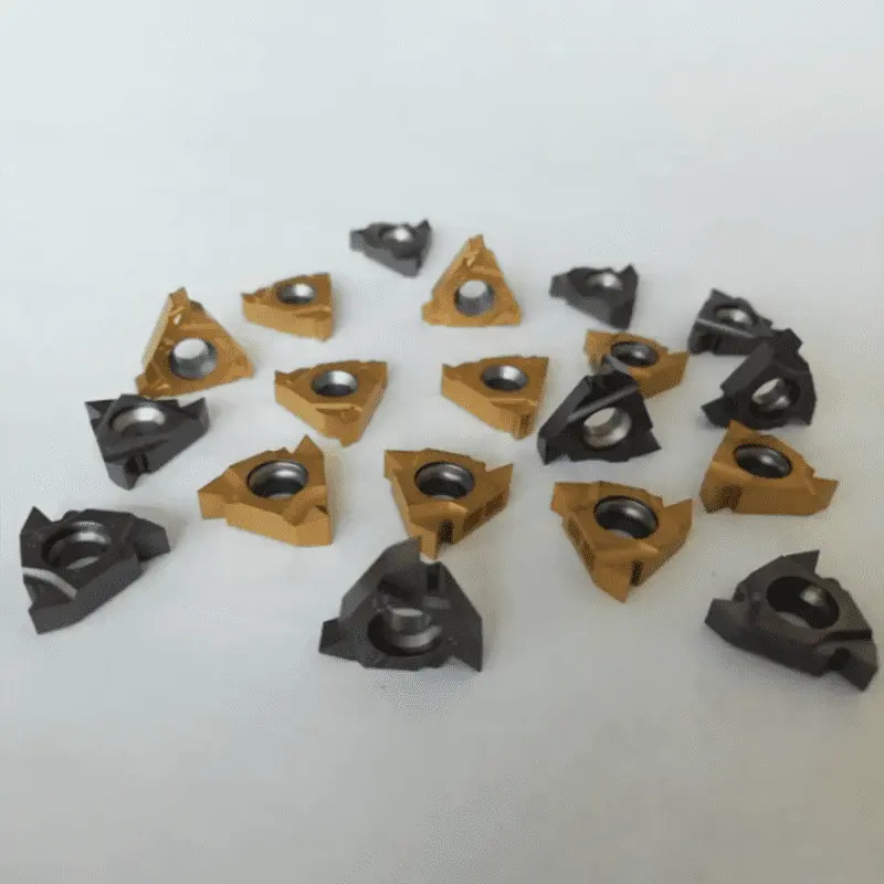 Fixed Competitive Price Square End Mills - Cemented Carbide Threading Inserts PVD Coating 16erag60/16nrag60 Use for Tapping Tools – CEMENTED CARBIDE detail pictures